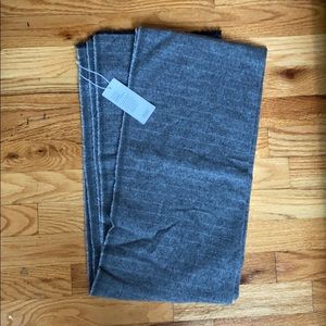 Eileen Fisher Grey Herringbone Shawl